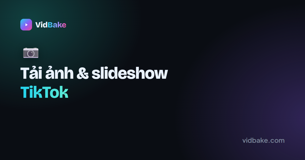 Cách tải ảnh & slideshow TikTok về máy