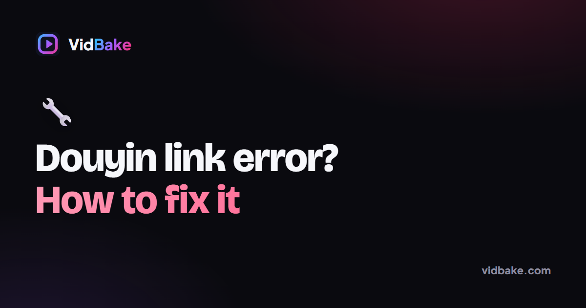 Why Does My Douyin Link Fail to Download?