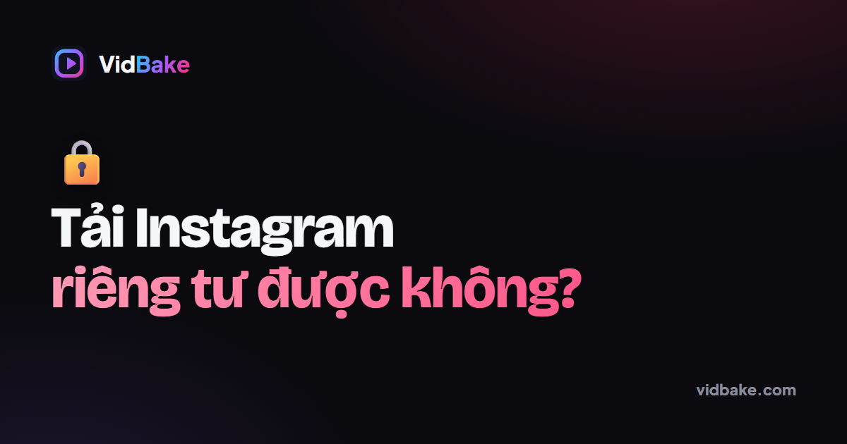 Có tải được video hoặc Reel Instagram riêng tư không?